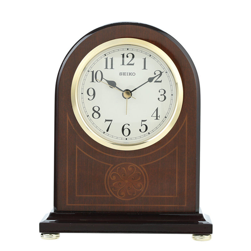 Seiko genuine Japanese solid wood qxe057b clock