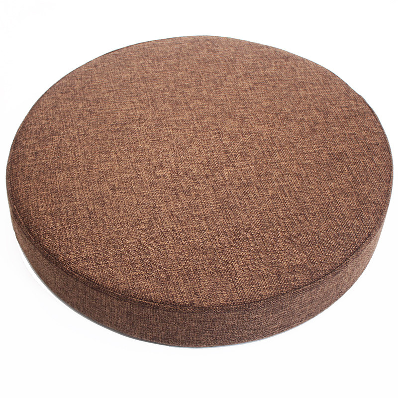亚麻圆形海绵圆垫子藤椅垫子圆坐垫 法宝丽家居椅垫