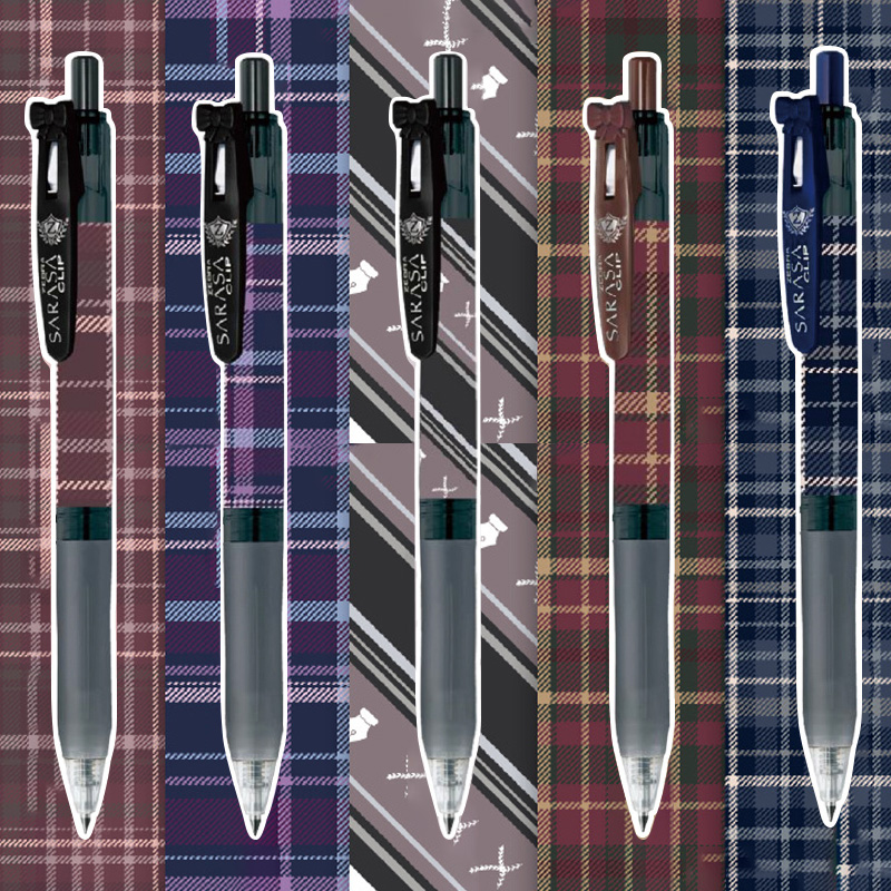 日本zebra斑马格柄限定中性笔ins日系高颜值JJ15新款格子套0.5mm-图2