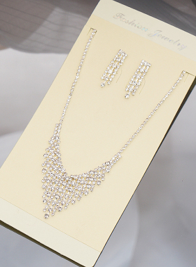 项链耳环项链锦希水钻女水钻