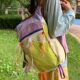 2026 New Contrast Color Backpack Elementary School Junior High School Large Capacity Spine Protector School Bag Women’s Outdoor Mountaineering Cycling Backpack
