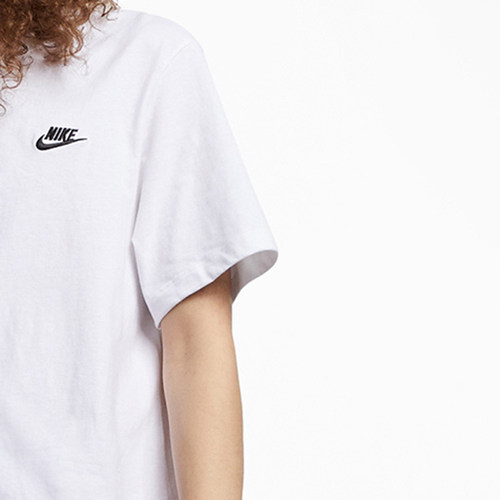 NIKE耐克短袖男装夏季新款运动T恤圆领简约半袖体恤衫AR4999-101 - 图2