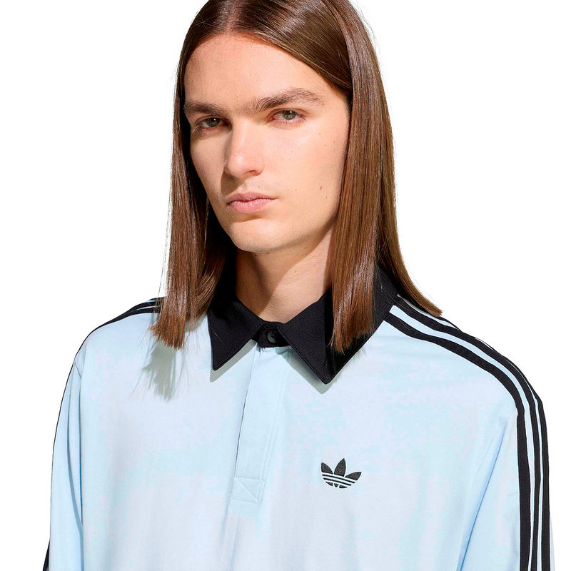 阿迪达斯三叶草何与同款男棉质橄榄球运动宽松长袖POLO衫 KE2445,淘宝优惠券,粉丝福利购,淘宝优惠卷