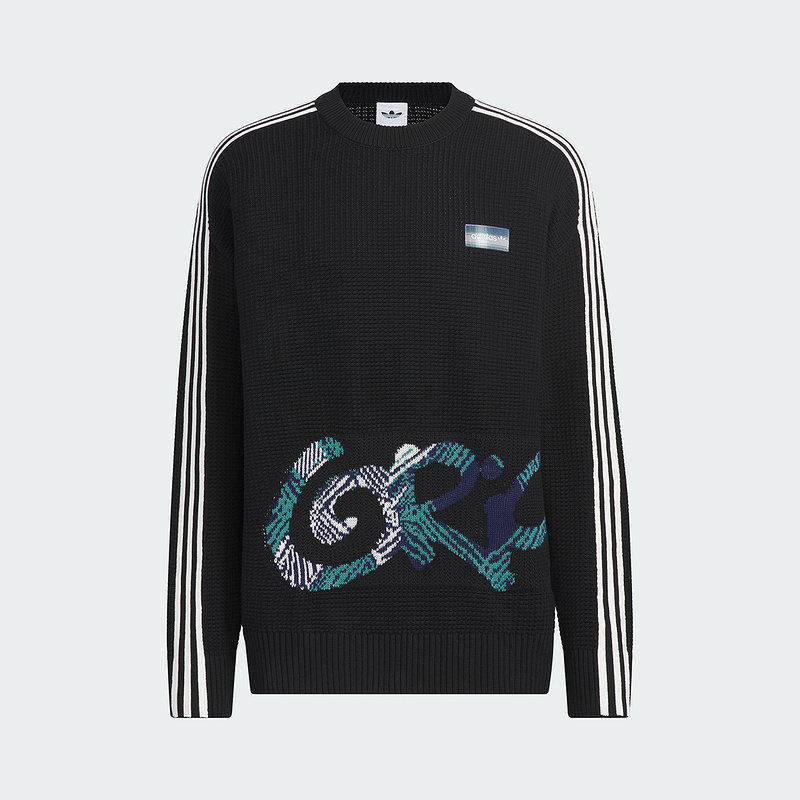 adidas阿迪达斯新款棉质运动宽松上衣套头衫男针织衫 KC0110,淘宝优惠券,粉丝福利购,淘宝优惠卷