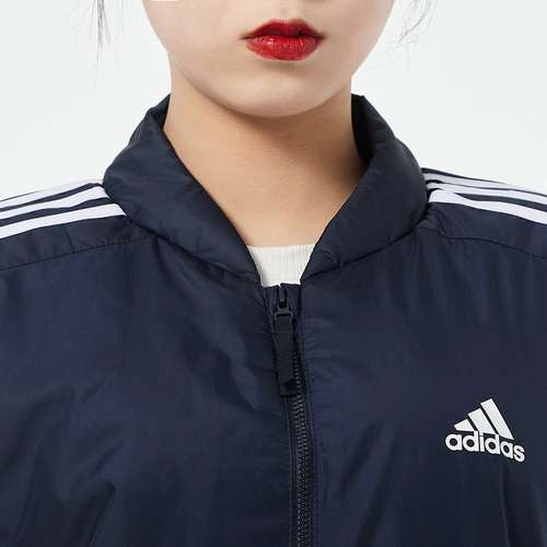 Adidas, зимний удерживающий тепло спортивный пуховик для отдыха, оверсайз