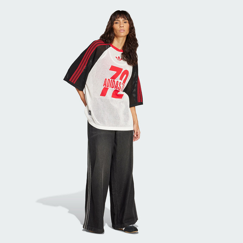 adidas阿迪达斯夏女T恤经典棉运动短袖镂空球衣足球衫KD2269,淘宝优惠券,粉丝福利购,淘宝优惠卷