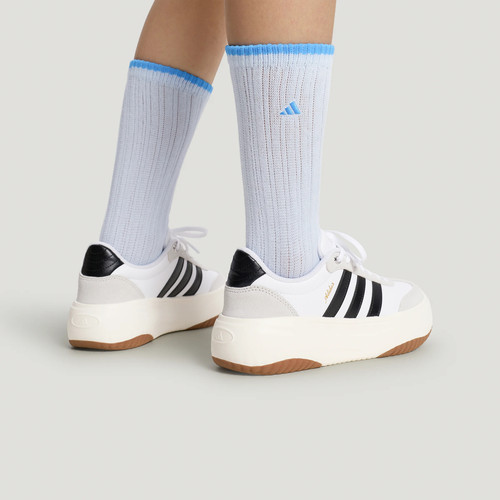 adidas阿迪达斯厚底运动鞋FLARE PLATFORM秋女舒适休闲鞋 KH6913 - 图0
