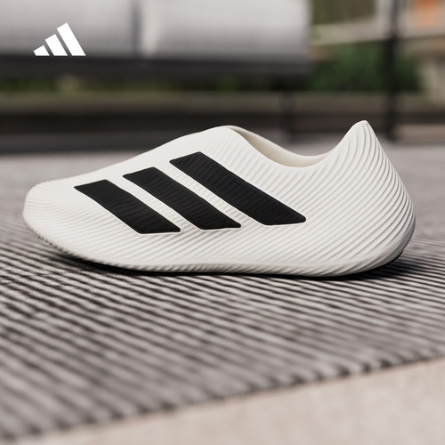 李现同款adidas阿迪达斯2026夏中性缓震回弹运动舒缓凉鞋 HQ2950 - 图1