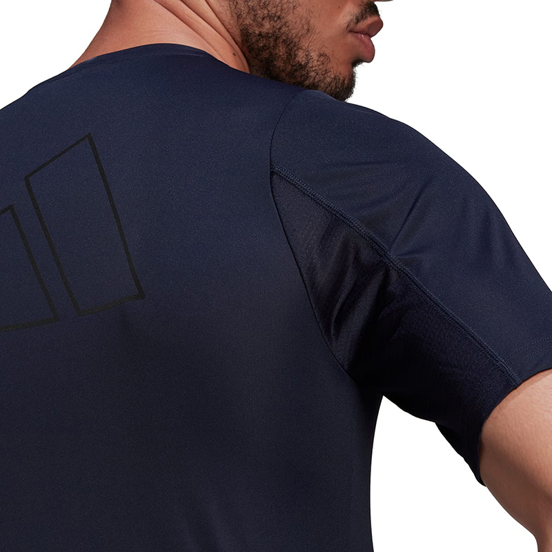 Adidas阿迪达斯短袖男2022新款舒适透气运动休闲短袖T恤HC0408 - 图2