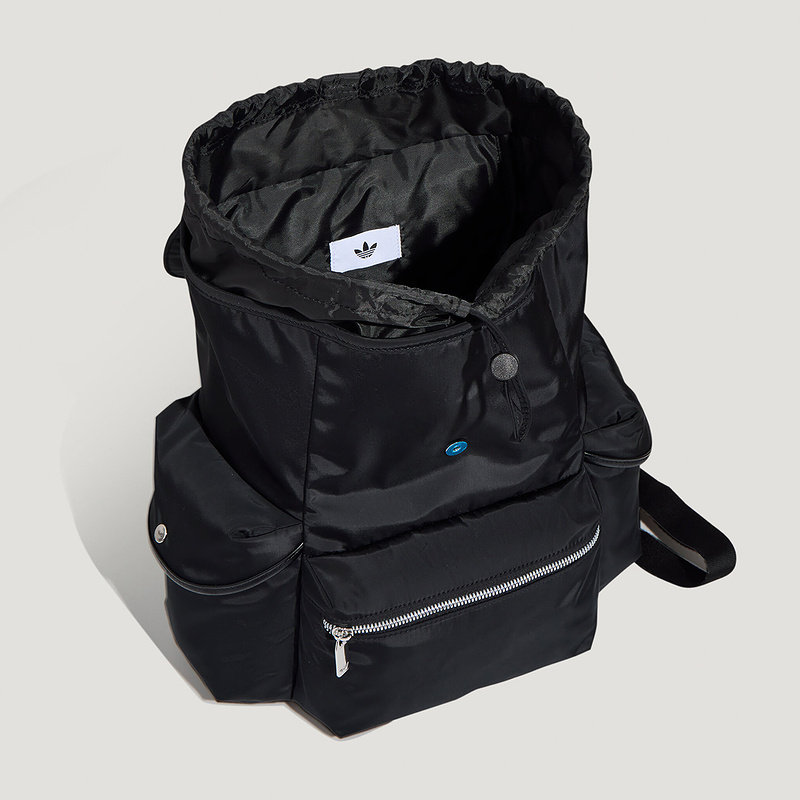 Adidas Adidas clover women's drawstring flip three-dimensional side bag practical sports backpack LD6375