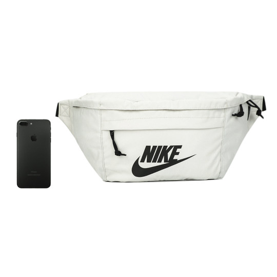 NIKE Nike shoulder bag waist bag chest bag new gray white black hook casual crossbody bag sports bag BA5751-072