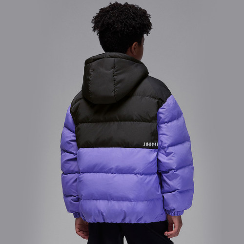 Jordan耐克男女大童短款羽绒服舒适保暖休闲防泼水夹克IR0945-527 - 图0