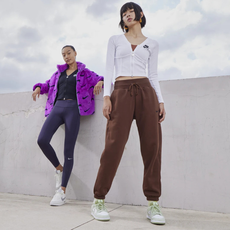 NIKE耐克短款瑜伽服女子新款舒适拉链紧身修身长袖鱼骨上衣FD2377,淘宝优惠券,粉丝福利购,淘宝优惠卷