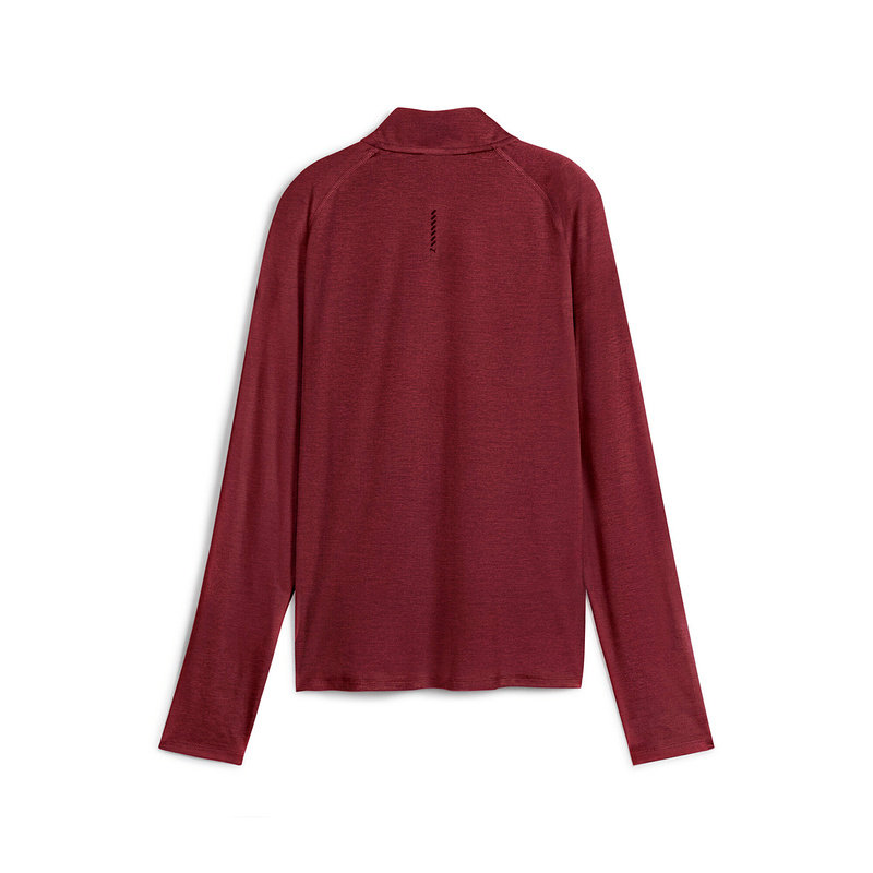 PUMA彪马冬季女子半拉链立领健身运动红色休闲长袖T恤527250-96,淘宝优惠券,粉丝福利购,淘宝优惠卷