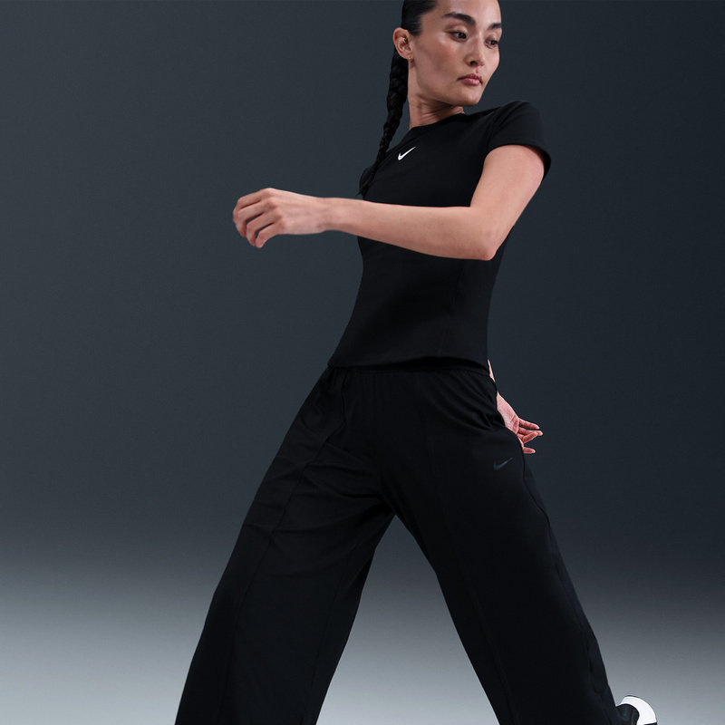 NIKE耐克女裤春新款宽松阔腿裤高腰运动裤针织长裤IH8593-010,淘宝优惠券,粉丝福利购,淘宝优惠卷