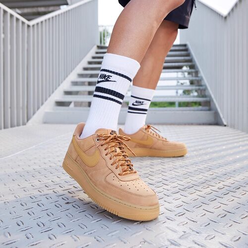 Nike耐克男女鞋AIR FORCE 1小麦色空军一号运动板鞋CJ9179 FZ7372 - 图1