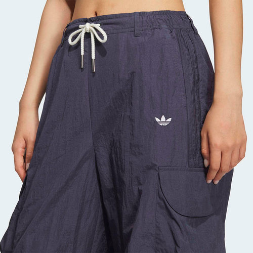 adidas阿迪达斯三叶草工装风伞兵抽绳运动裤夏女梭织长裤 KT3058 - 图2