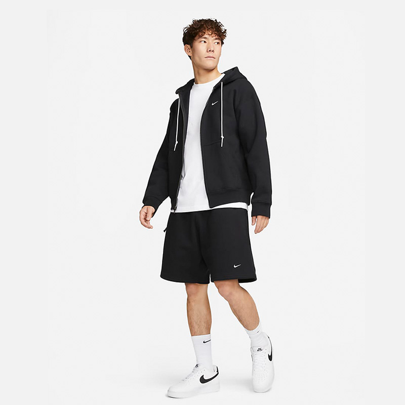 耐克开衫外套NIKE SOLO SWOOSH男子拉链连帽衫宽松卫衣DR0404-010-图3