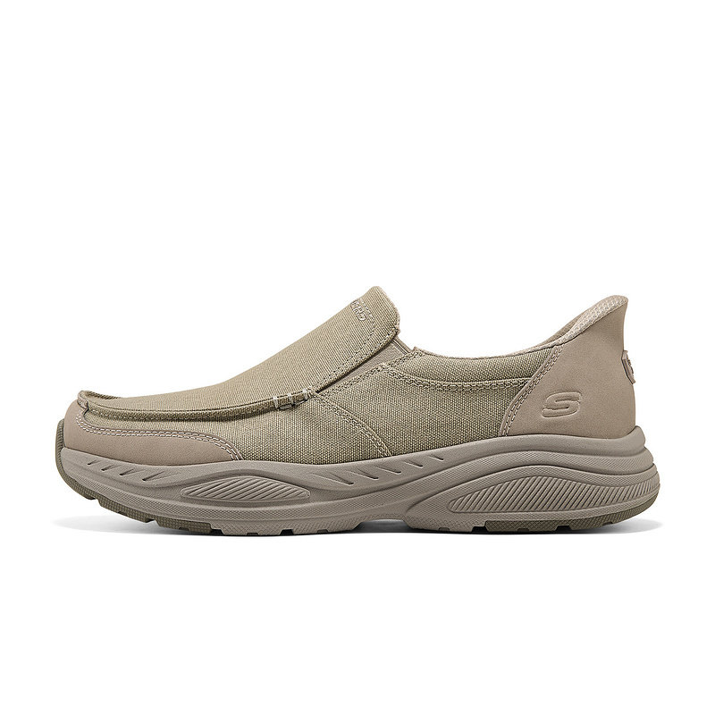 Skechers斯凯奇闪穿鞋26男乐福鞋休闲豆豆鞋一脚蹬鞋 205803/TPE,淘宝优惠券,粉丝福利购,淘宝优惠卷