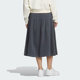 adidas阿迪达斯三叶草冬季新款百褶裙宽松针织女子半身裙 KS5986