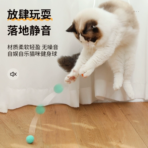 Игрушка, большой прыгучий мяч, избавление от скуки, домашний питомец, кот