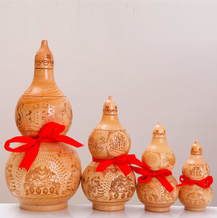 正宗桃木葫芦挂件门对门开盖空心木雕八卦图安宅桃木葫芦摆件,淘宝优惠券,粉丝福利购,淘宝优惠卷