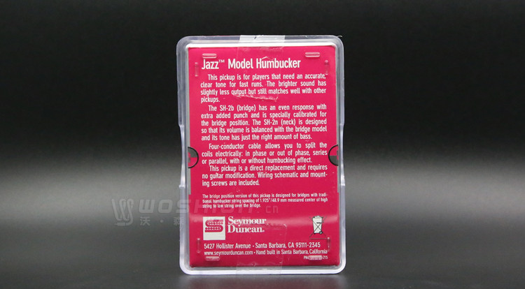 美产Seymour Duncan SH-2N SH-2B 4芯电吉他拾音器 邓肯拾音器 - 图2
