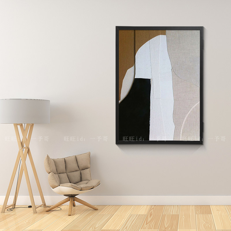 抽象电箱实木框遮挡装饰画几何形状配电箱盒子消防栓遮挡开门式画,淘宝优惠券,粉丝福利购,淘宝优惠卷