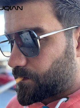 Luxury Metal Photochromic Sunglasses Men Women Fashion Polar