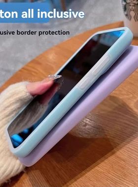 Luxury Original Jelly Feel Liquid Silicone Phone Case For XI