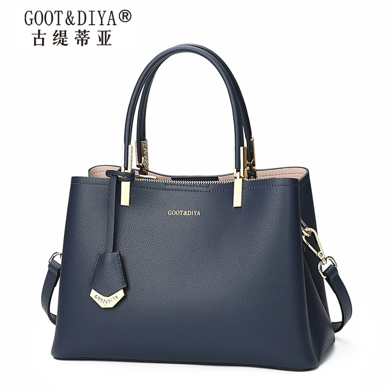 2021新款秋冬真皮大容量高级手提包 古缇蒂亚女士包袋