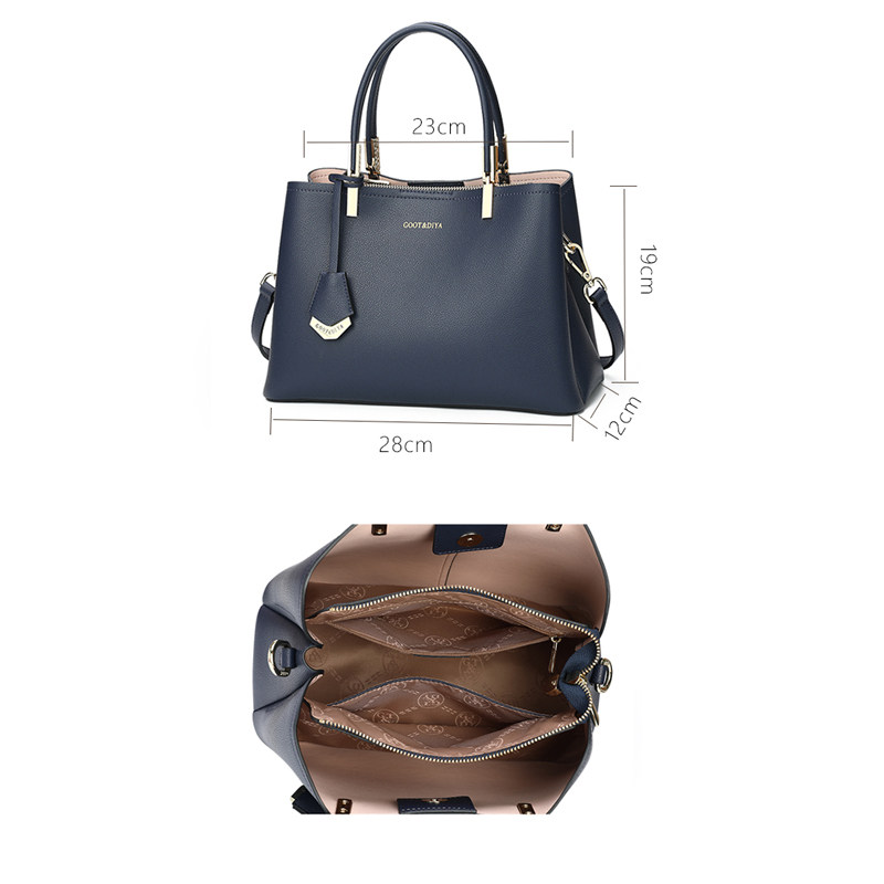 2021新款秋冬真皮大容量高级手提包 古缇蒂亚女士包袋