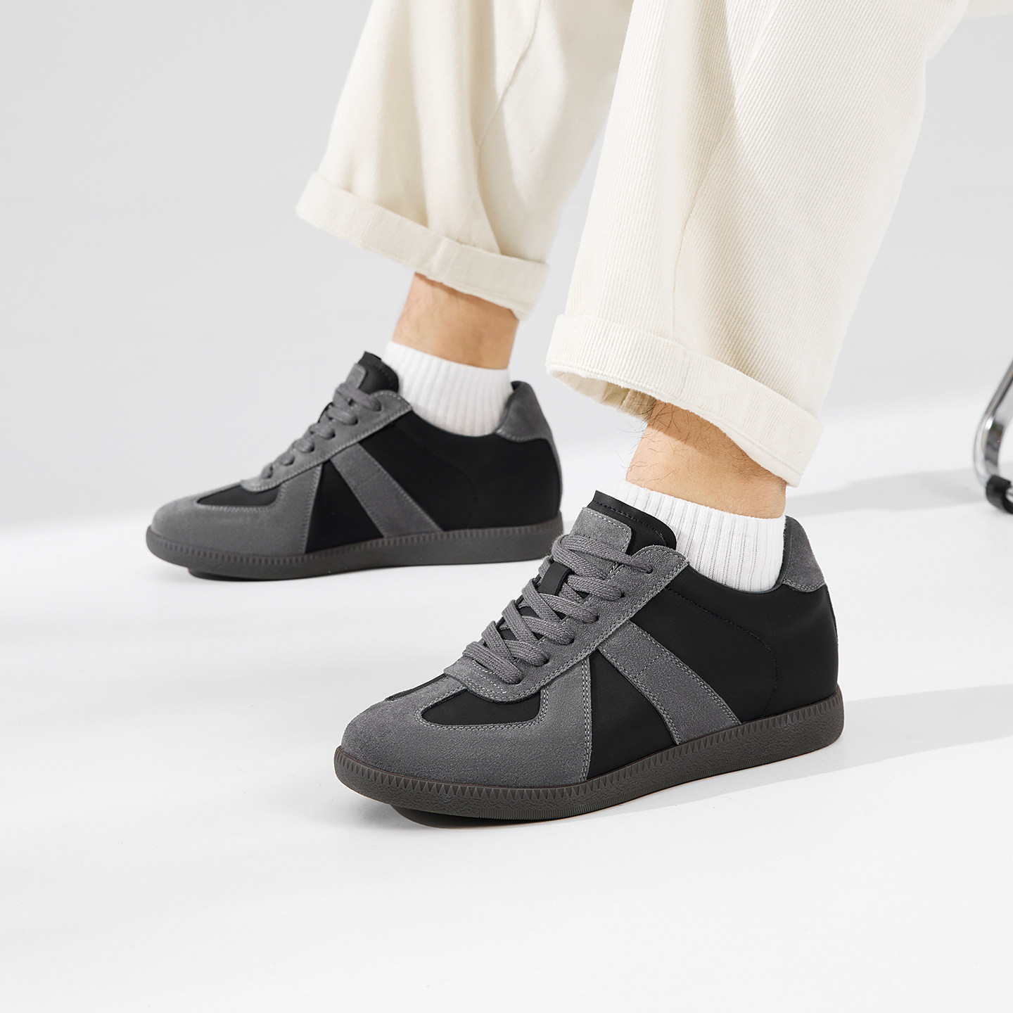 奥康 男鞋2026春季新款时尚德训鞋阿甘鞋日常简约百搭增高休闲鞋,淘宝优惠券,粉丝福利购,淘宝优惠卷