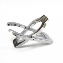 Tobacco Smoking Pipe Accessories Stone Nangmu Smoking Rack Stainless Steel Folding Metal Tobacco Bucket Shelf Smoking Bucket Single Bucket Shelf