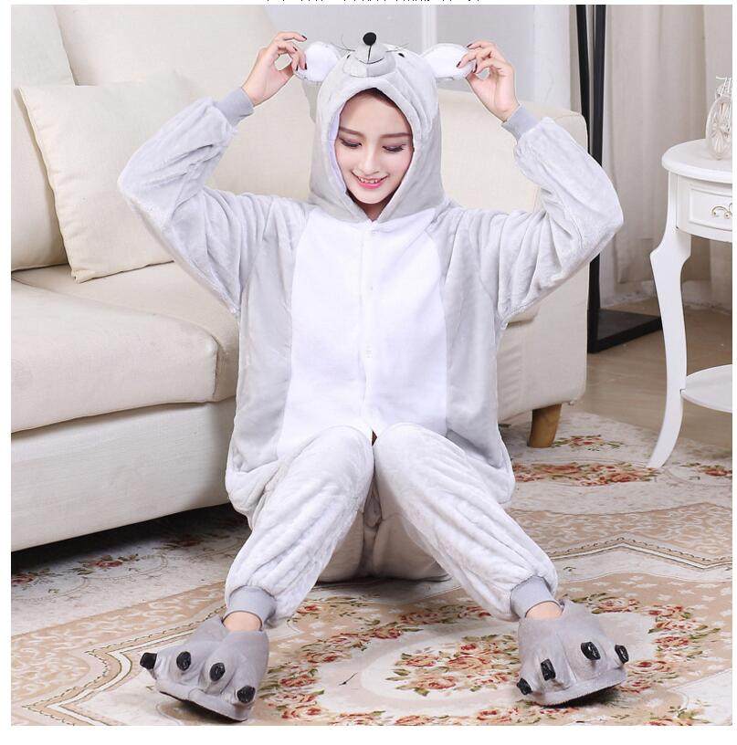 十二生肖老鼠卡通连体睡衣kigurumi情侣演出法兰绒加厚onesie男女,淘宝优惠券,粉丝福利购,淘宝优惠卷