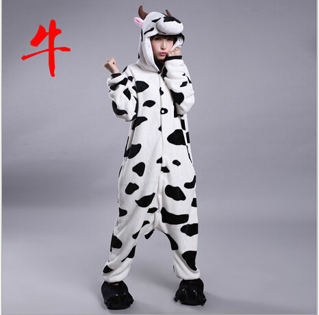 卡通情侣连体睡衣动物可爱秋冬加厚学生动漫演出服公牛红牛onesie,淘宝优惠券,粉丝福利购,淘宝优惠卷