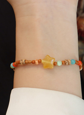 国潮新中式文玩禅意福禄葫芦手链