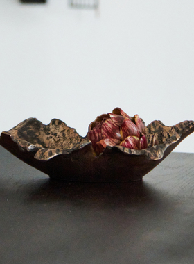 摆盘桌面不规则椭圆形托盘收纳碗