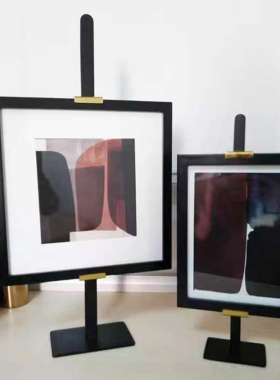 装饰画书房展示架艺术抽象画轻者