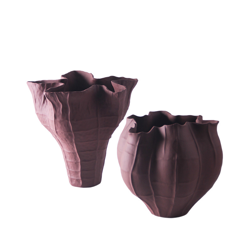 轻奢简约现代黑白色鎏金陶瓷花瓶摆件样板间家居客厅艺术干插花器,淘宝优惠券,粉丝福利购,淘宝优惠卷