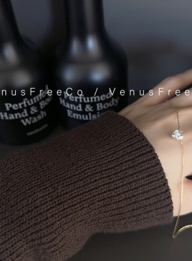 18k镀金爱心钻锁骨链项链