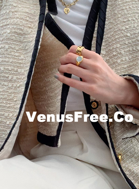 戒指环强推粗链条切变光白母贝