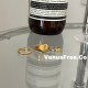 Thickened gold-plated threaded ring rings stacked ins