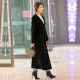 连帽双面绒外套2025春季新款赫本风宽松超长款羊毛呢子大衣女过膝