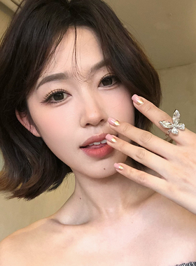 蝴蝶开口戒指