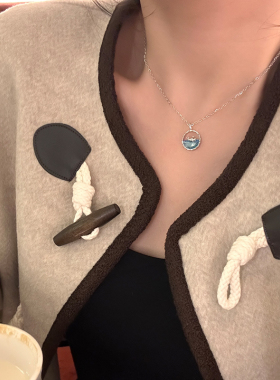 鲸生有你项链气质轻奢小众
