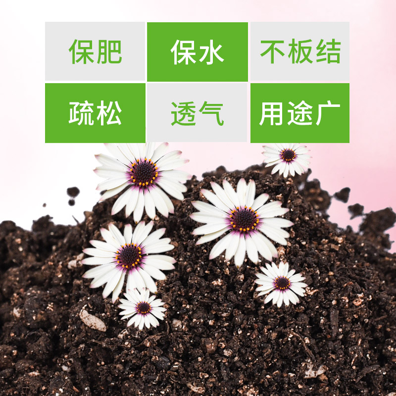 花土营养土花肥料家用养花专用种菜种植土盆栽通用型多肉有机土壤 - 图1