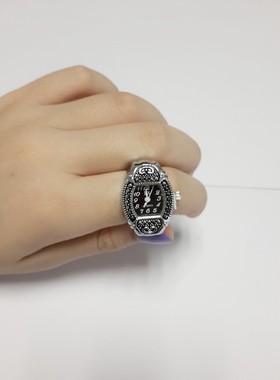 测试推荐情侣戒指复古