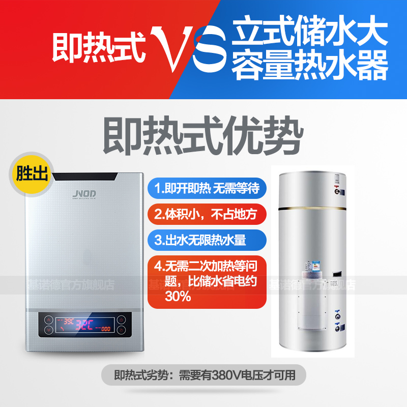 JNOD基诺德380V即热式电热水器工业用大水量速热式大功率洗澡机 - 图2