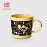 Япония Livheart Импортированный цвет -изменяющая маркерная чашка милая пара питьевая чашка чашка керамика высокая стоимость лица Дети Дети